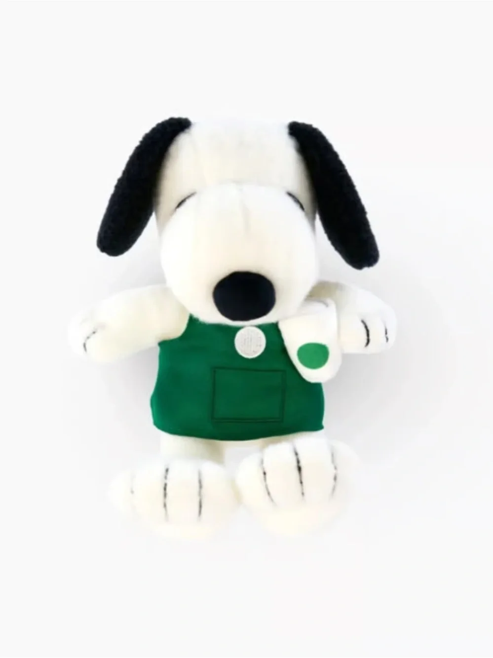 Peanuts x Starbucks Snoopy Plush Toy - White & Black